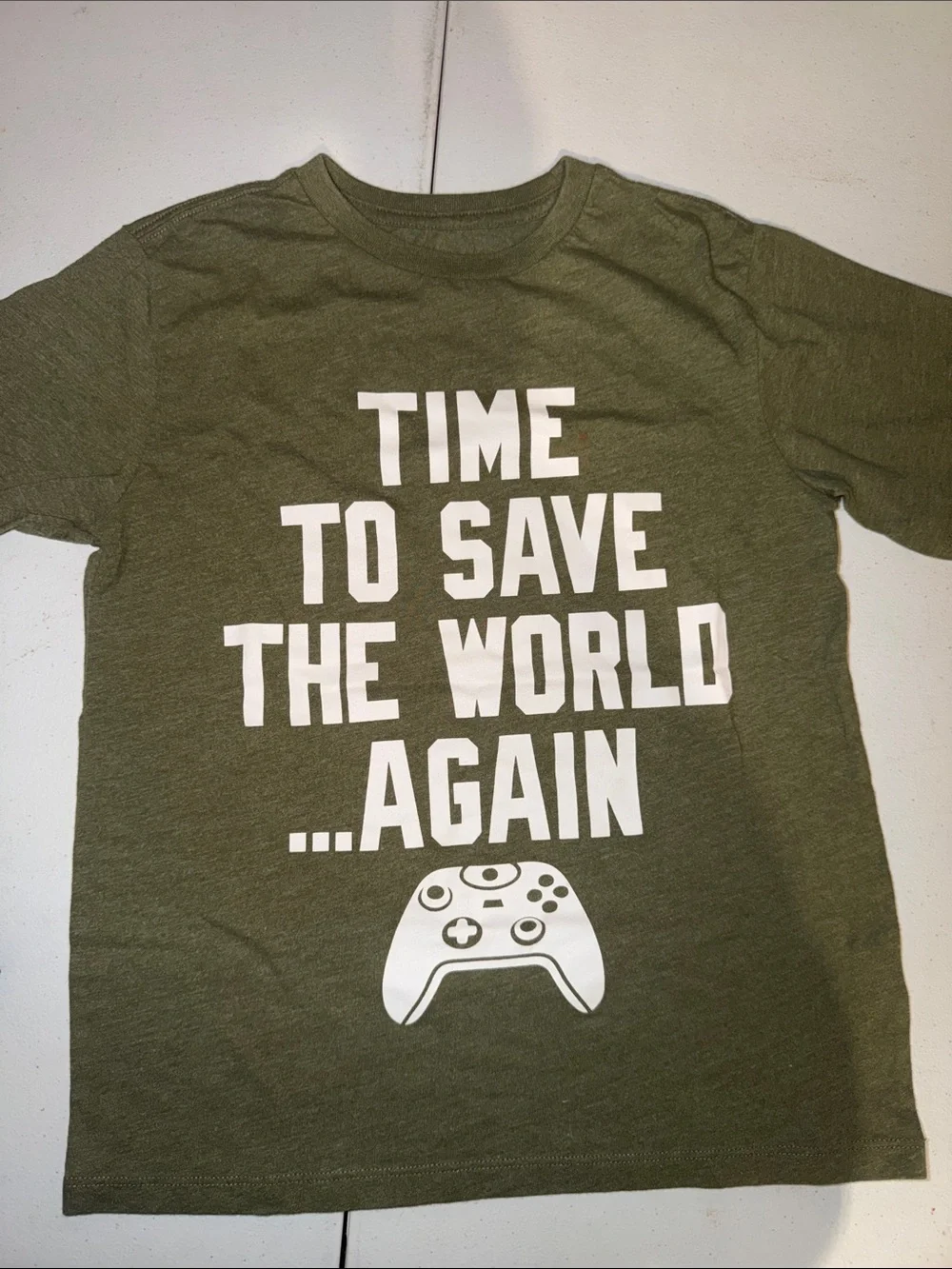 T-Shirt - Navy and Olive